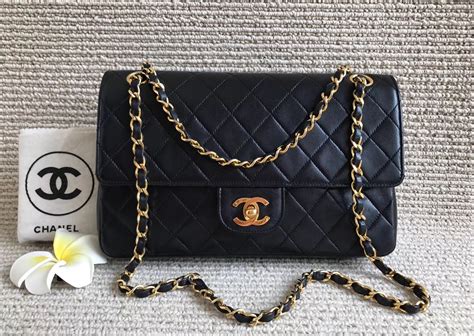 chanel black classic medium double flap bag|authentic Chanel classic flap bag.